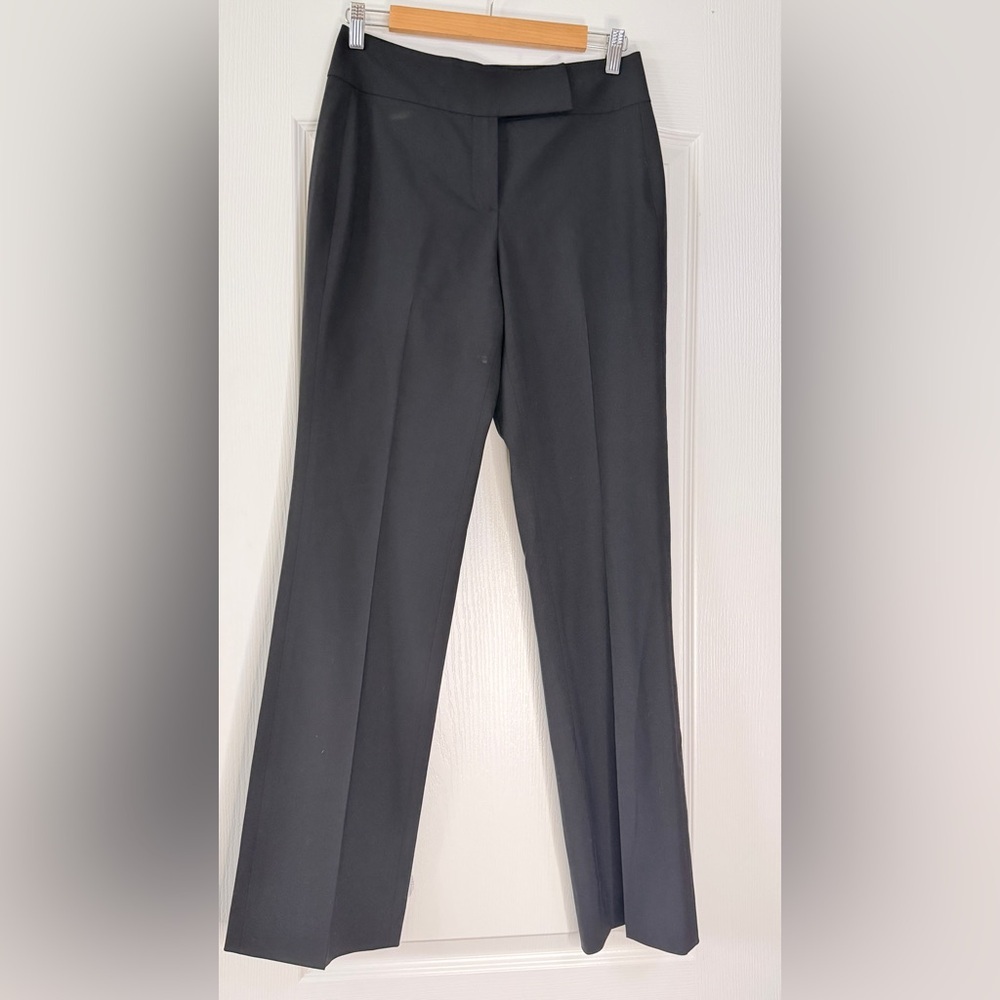 Elie Tahari 96% Virgin Wool Black Dress Pants Women’s Size 4 Tailored Trousers